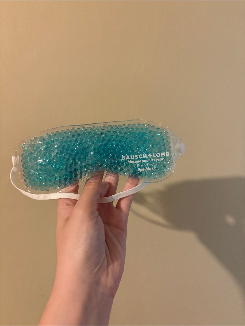 Bausch + Lomb Gel Eye Mask - Teal Beaded Cooling Mask